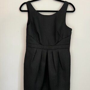 Black midi dress
